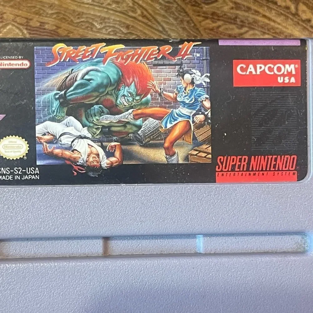 Street Fighter II from Capcom for Super Nintendo!